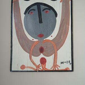 Mose T: Moose Girl Painting